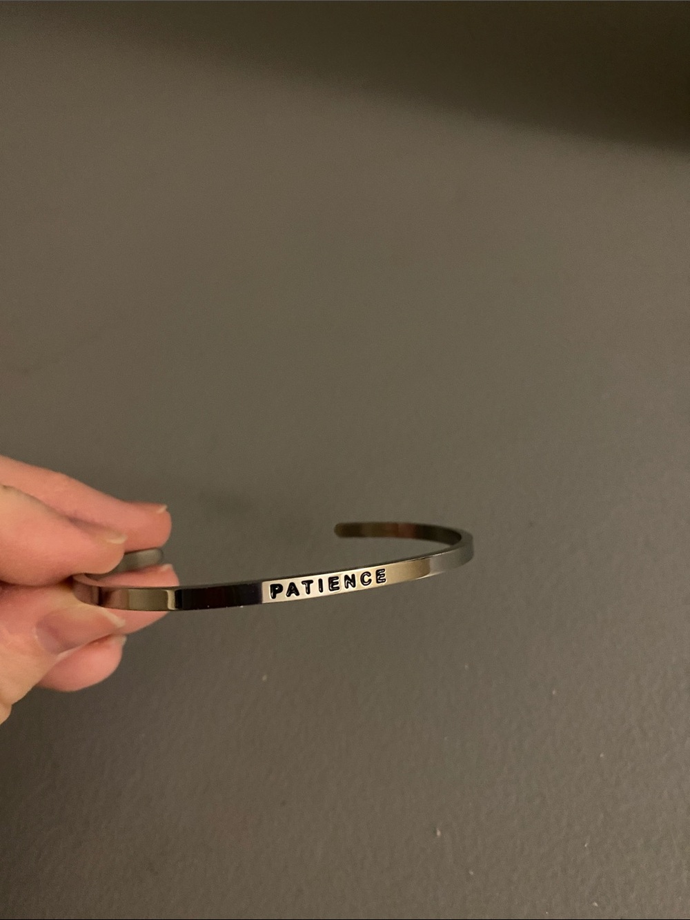 Mantraband Patience Bangle